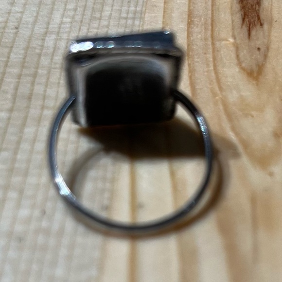 Thomas Mott kingfisher antique 1920s ring vintage rare 7 sterling silver marked - Picture 5 of 17